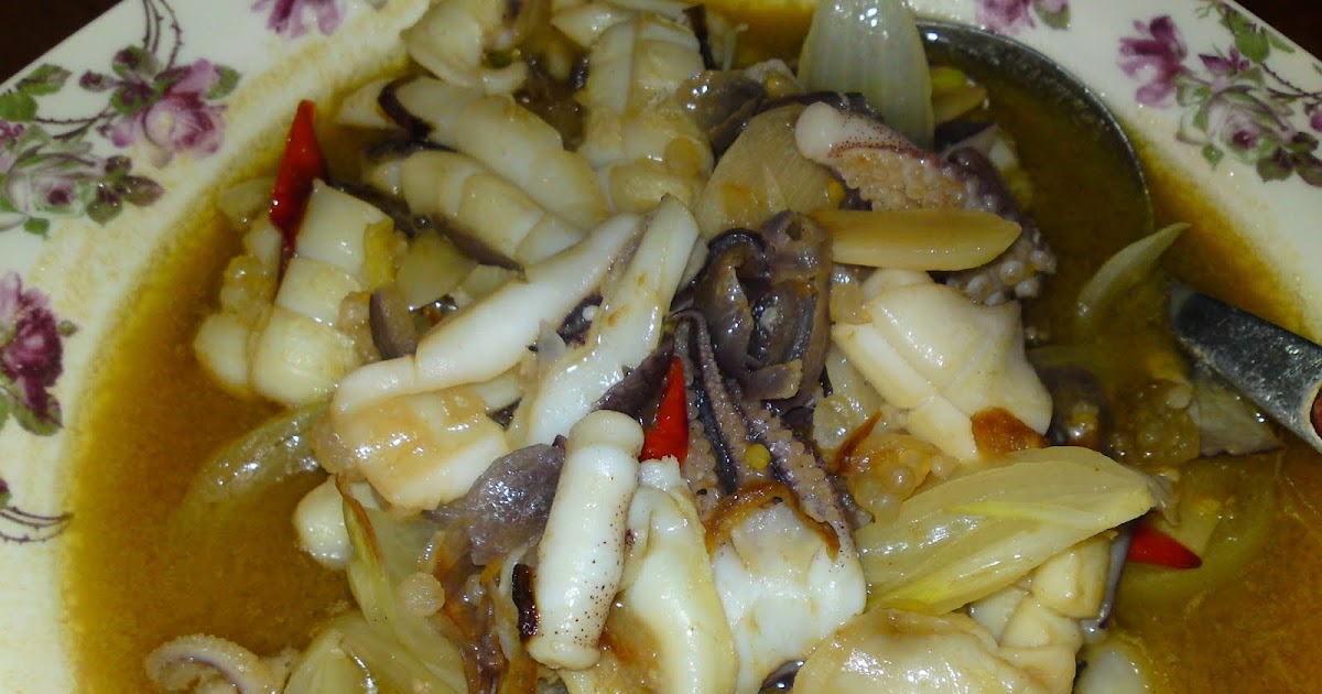 DARI DAPUR ORANG KAMPUNG SOTONG MASAK ASAM