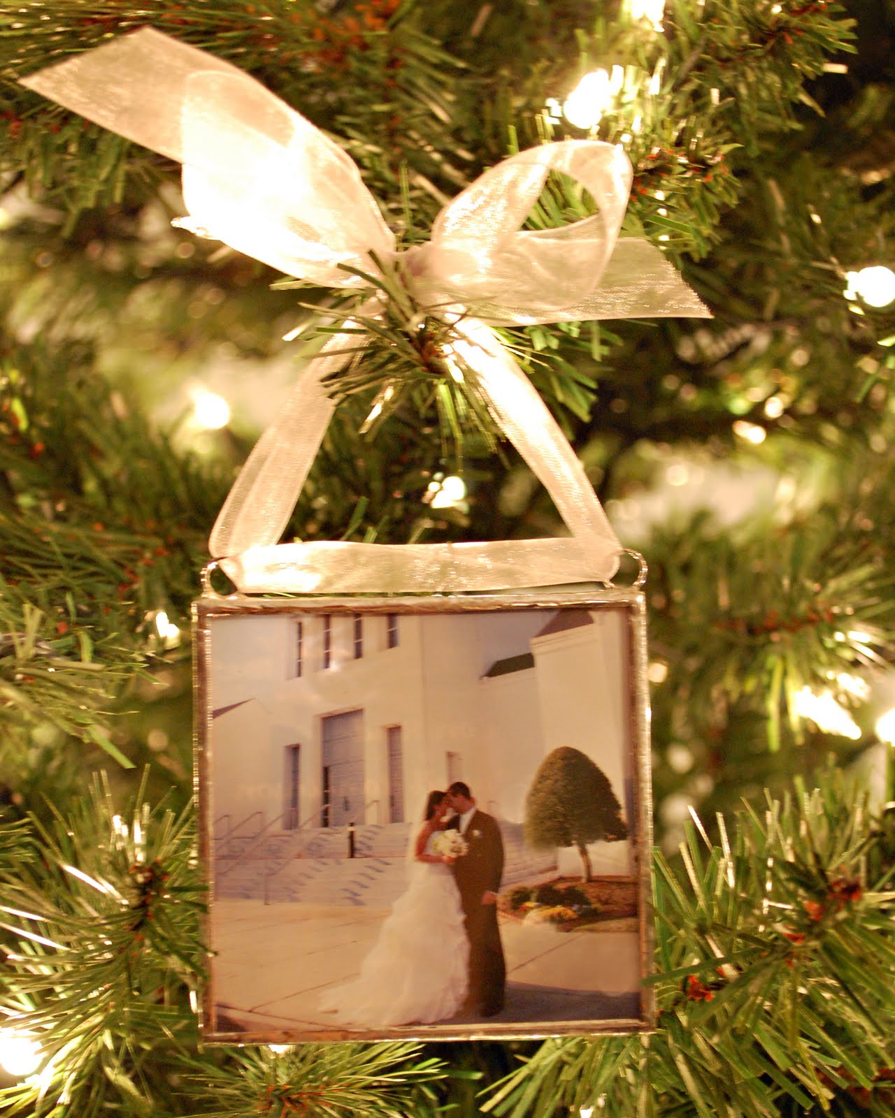 Livin and Lovin Photography Last year's Christmas card = next year's ornament!