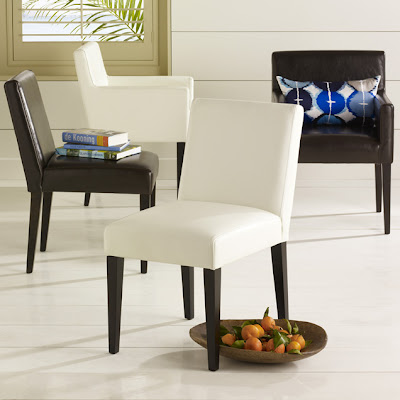 Black Leather Dining Chairs on West Elm   Garvey Leather Dining Chairs   Side Chair  229  Armchair