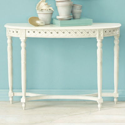 Console Tables on Oval Console Table   On Sale  220   Regular  629  White Wood Table