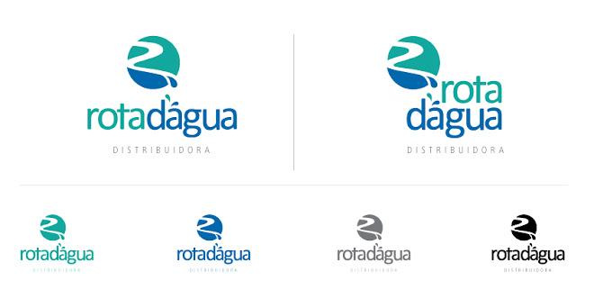 Logotipo Rota d'Água - Distribuidora Água MIneral Cascataí