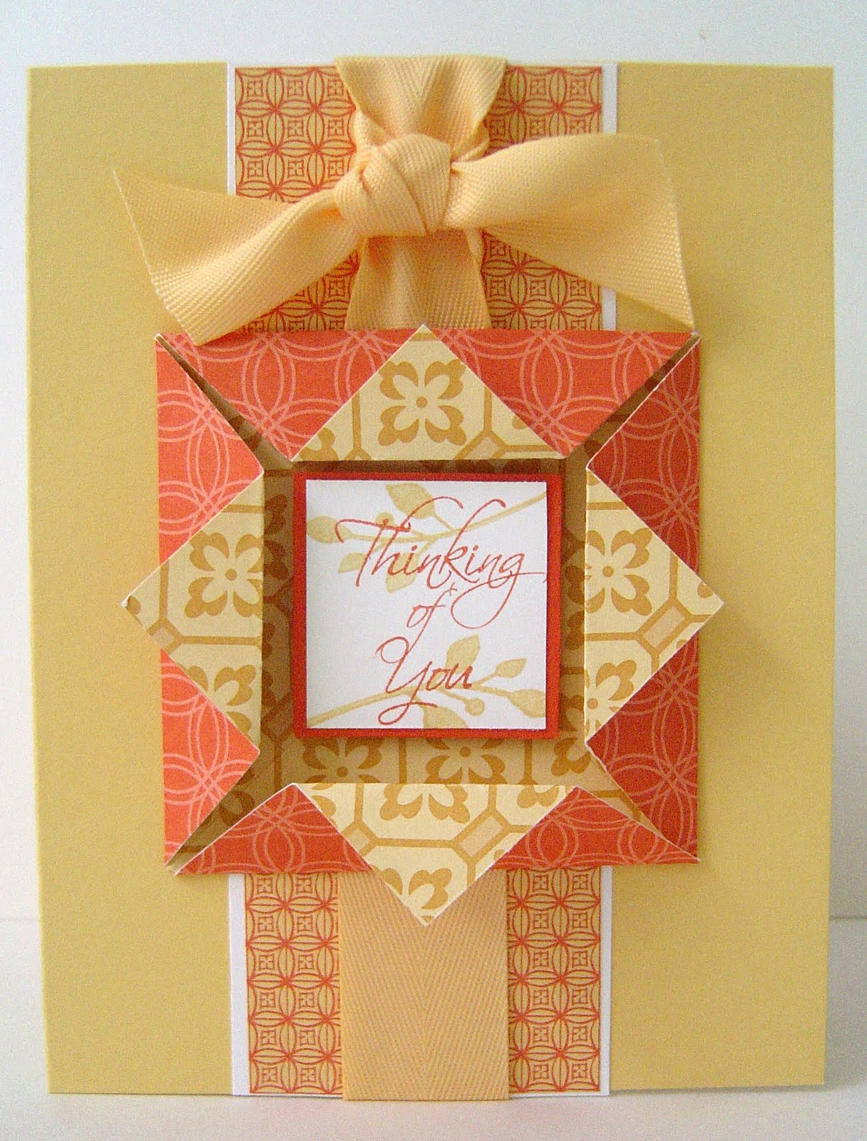 Just for You by JennHandcrafted Cards Origami Shadow Box Card
