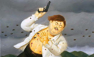 Pablo Escobar por Botero