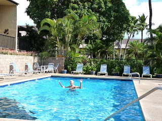 Swimming pool on Maui condo vacation