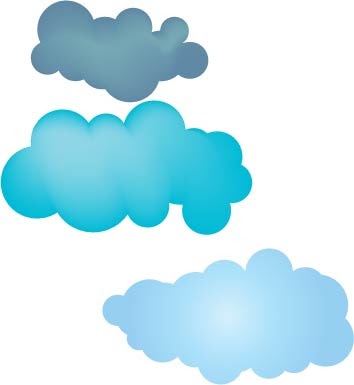 Vector Clouds ~ graphic design, designer, vector, art, vector works, vector marketing, card