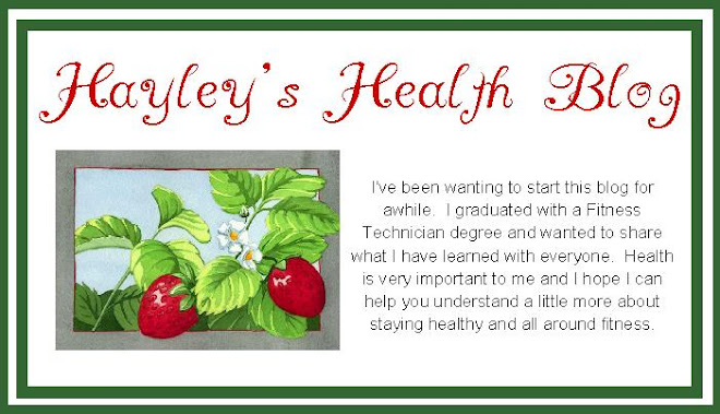 Hayley's Health Blog