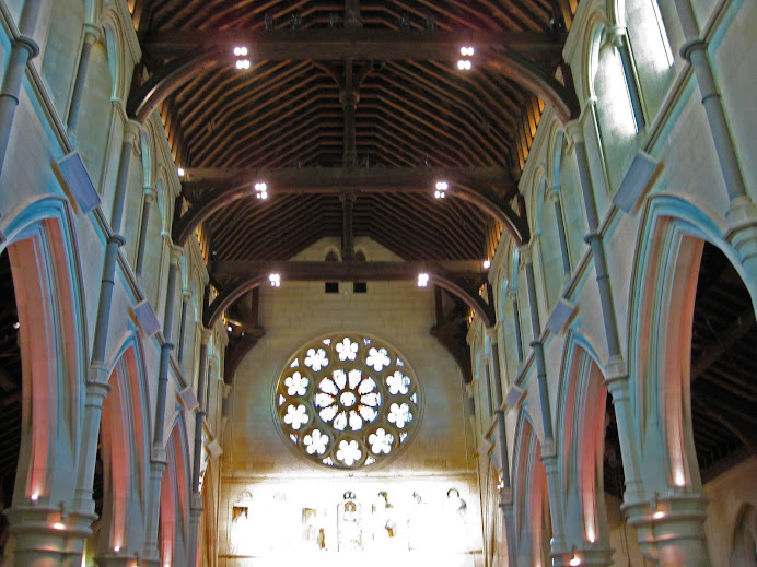 A l'intérieur de la cathédrale