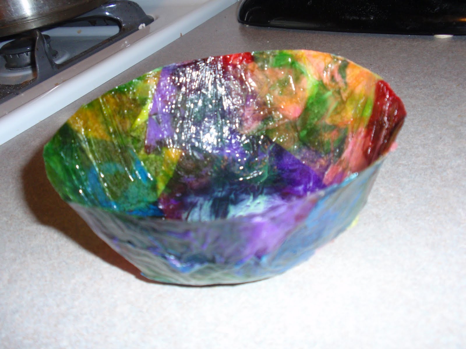 Diary of a Crafty Lady Tissue Paper Bowl