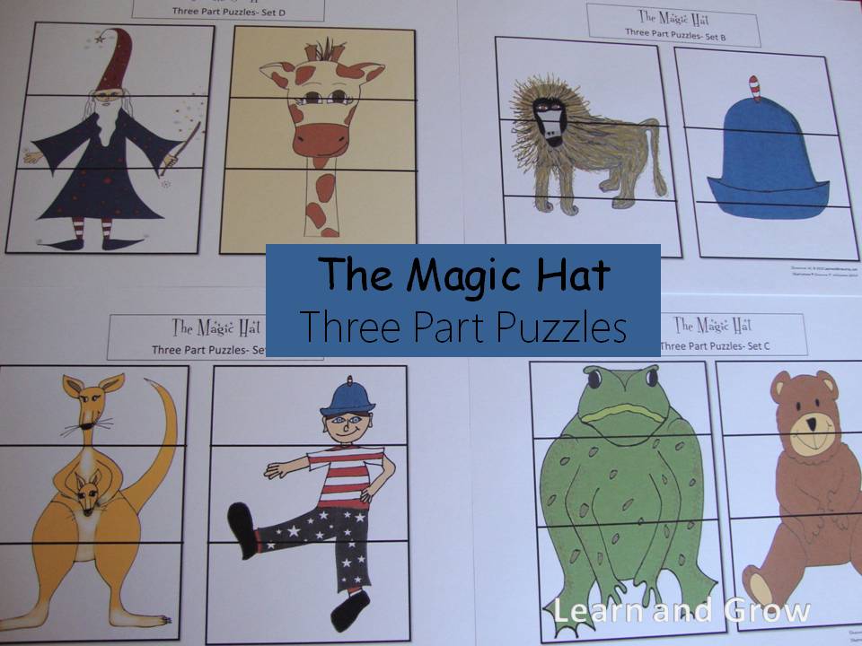 Learn and Grow Designs site NEW The Magic Hat Learning Unit and