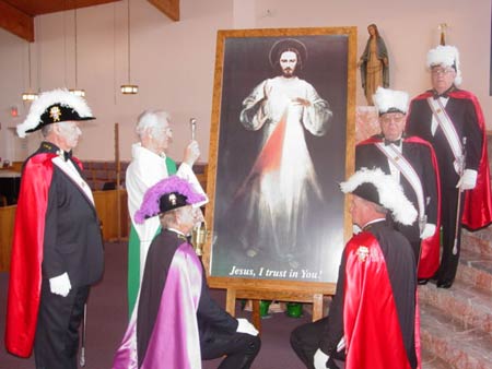 The Knights of Columbus' source of Charity their devotion to the Divine 