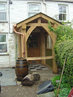 unfinished porch