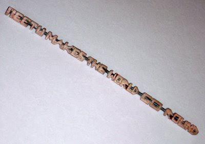 pencil carved