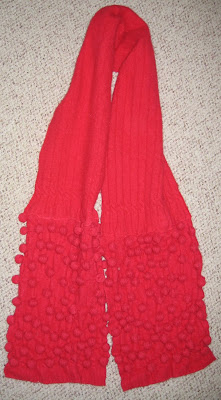 Bright Red Scarf