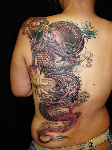 Tatuagem Dragao Nas Costas