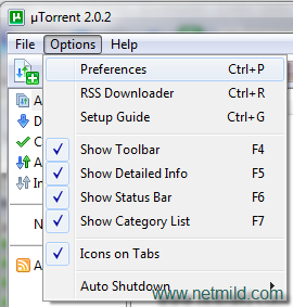 Cara Nonaktifkan UTP pada UTorrent