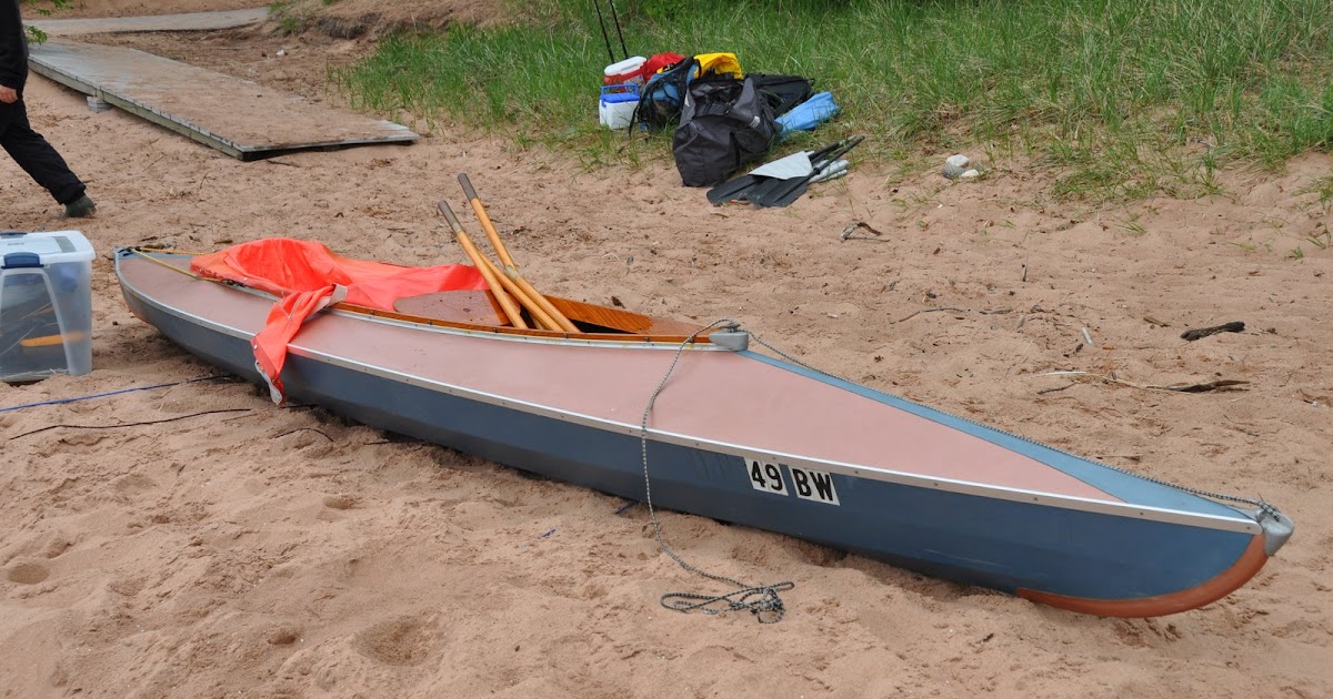 The Lake is the Boss Vintage kayak sighting