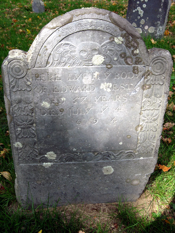 The Symbolic Past Edward West, Sherborn, MA 1694