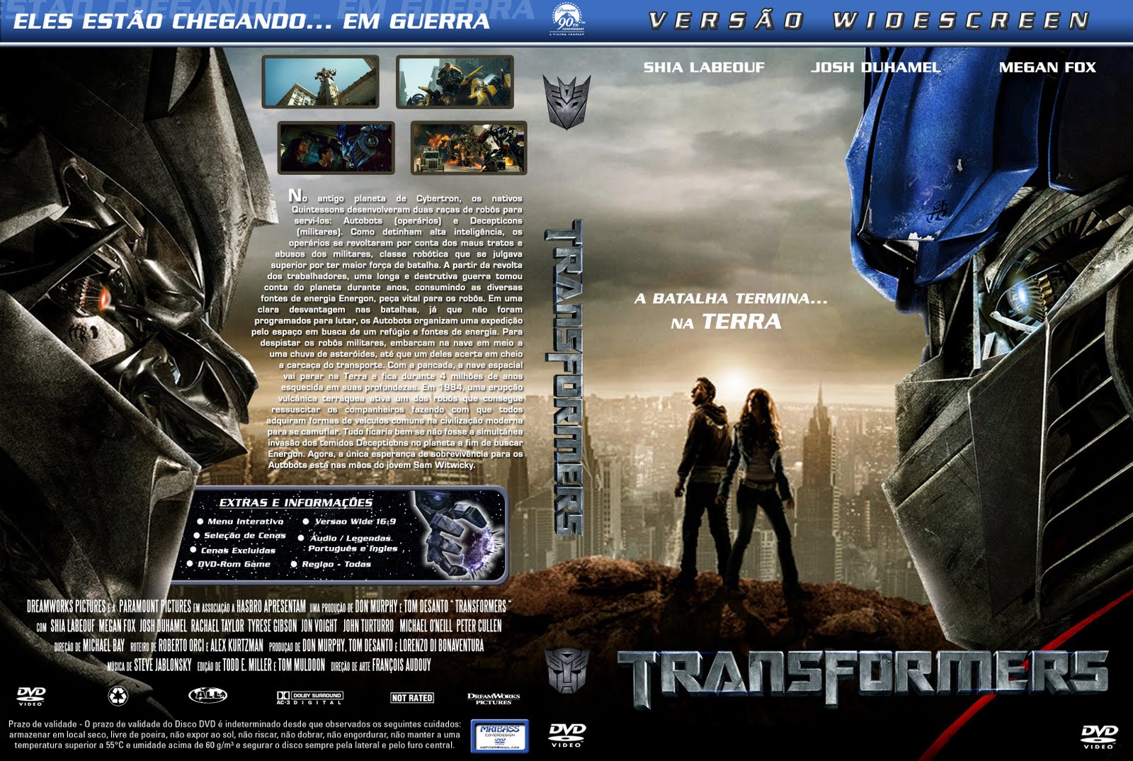 Capas Filmes Aventura Transformers 1