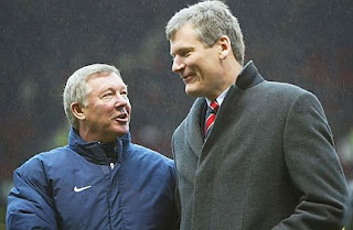 Sir Alex Ferguson and David Gill Manchester United Alex Ferguson, David Gill man utd