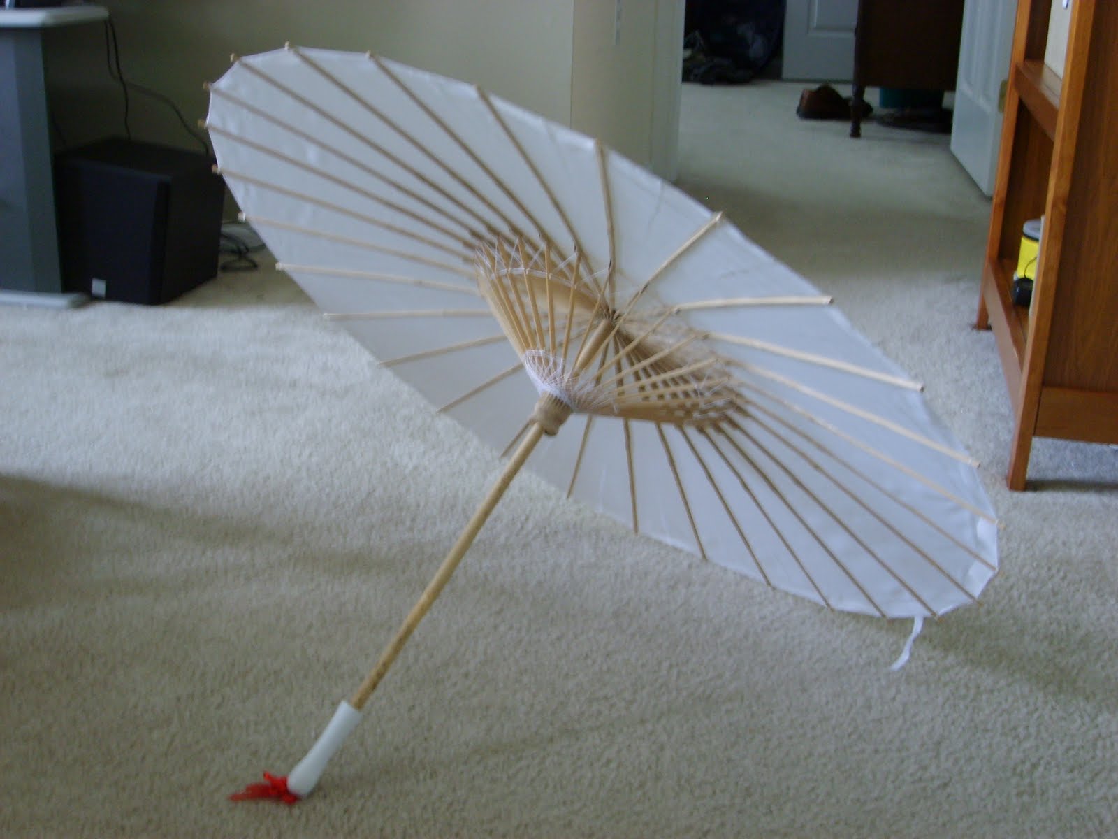 Lizzie In Progress DIY Paper Parasol