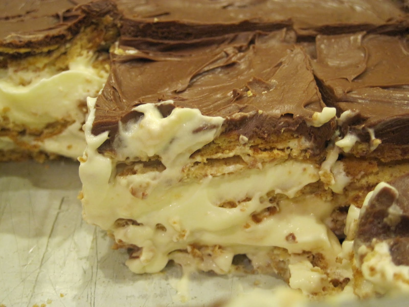 What's Cookin??? Chocolate Eclair Cake