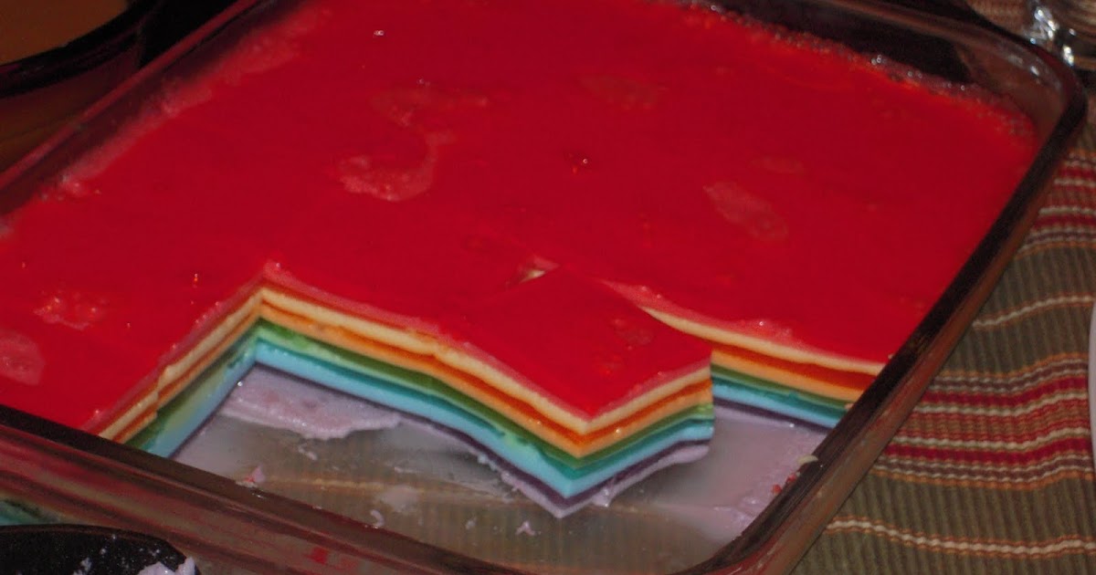 What's Cookin??? Ribbon Jello