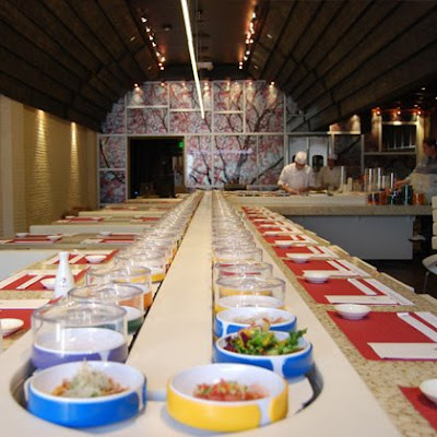 conveyor belt sushi. about conveyor-elt sushi,