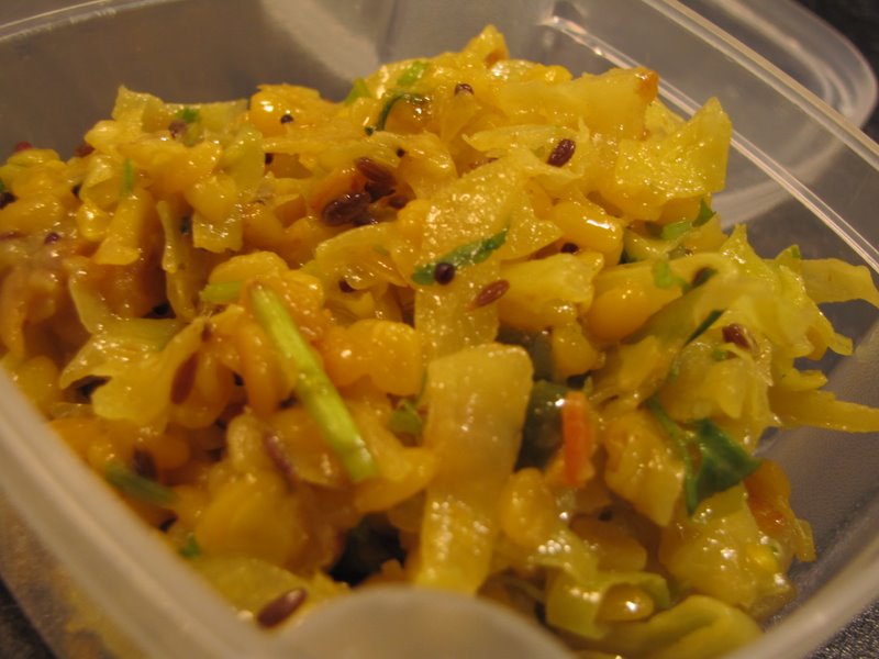 Khaughar खाऊघर.. Cabbage Sabji / Indian Style Cabbage side dish