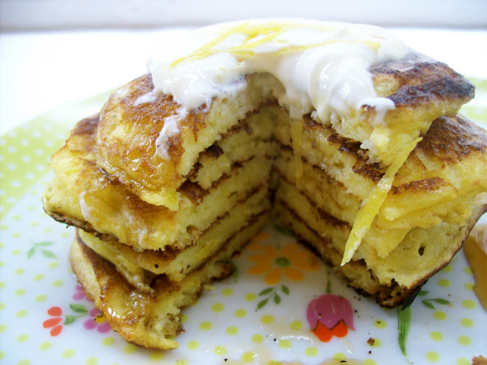 NudeFood Lemon Yogurt Pancakes