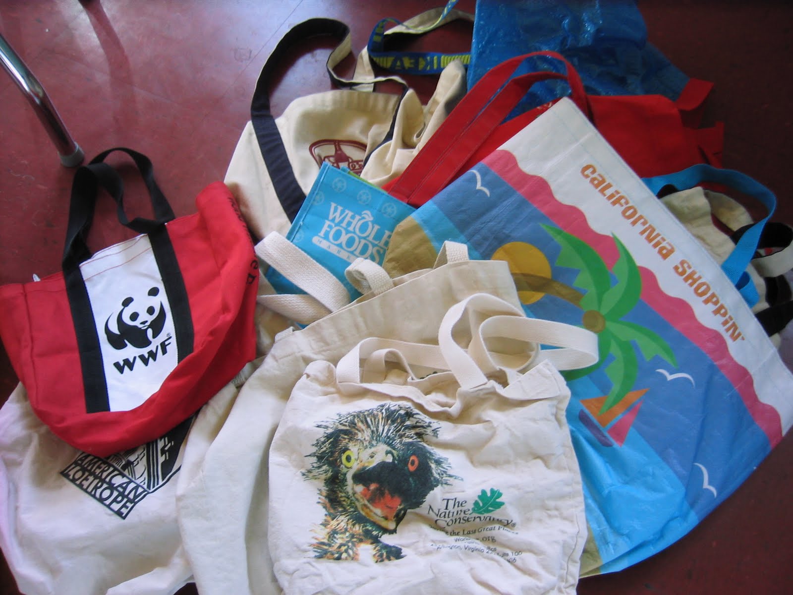 My Year Without Spending Reusable bags