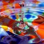 colorful water