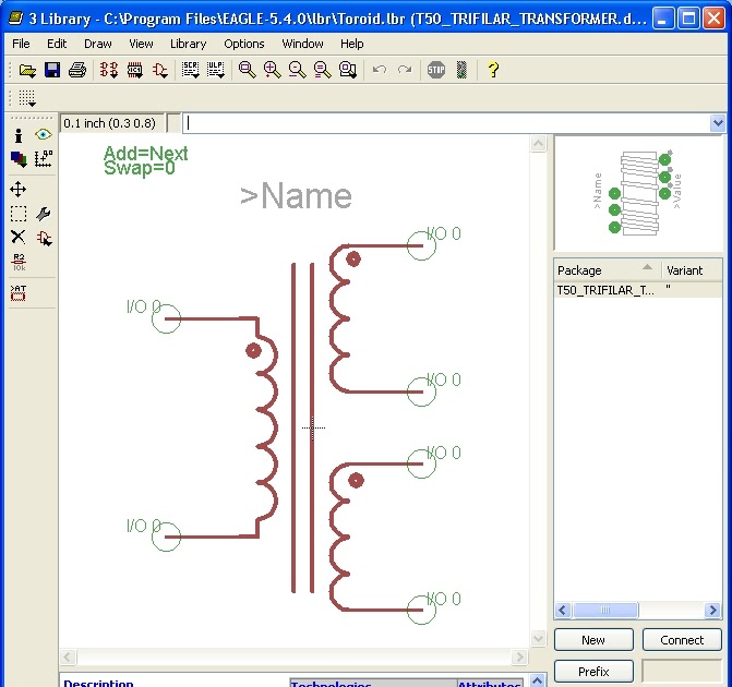 m0xpd's 'Shack Nasties' Toroid Library for EAGLE