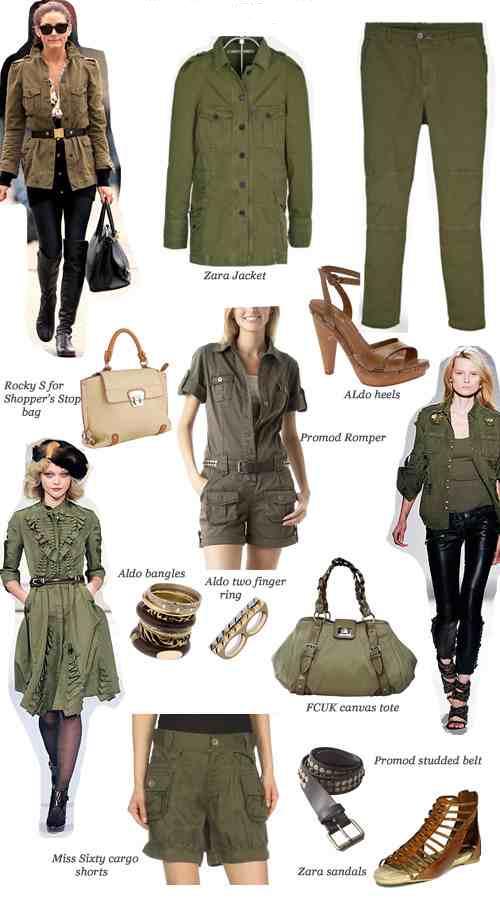 ToTaLLy Style MILITARY MODE women's military clothing trend