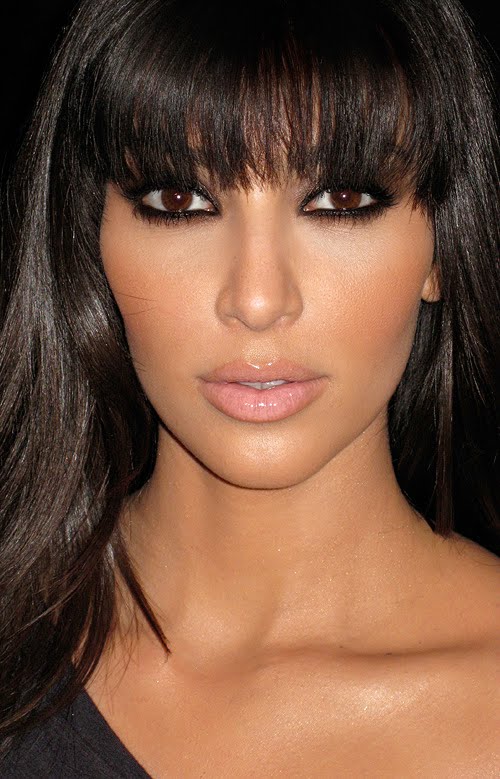 kim kardashian dark lipstick. Kim Kardashian dark smokey