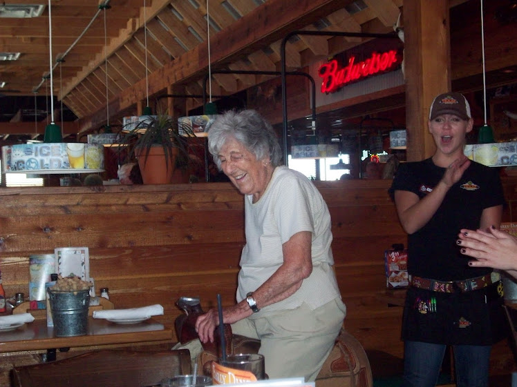 Grandma Riding in the Saddle