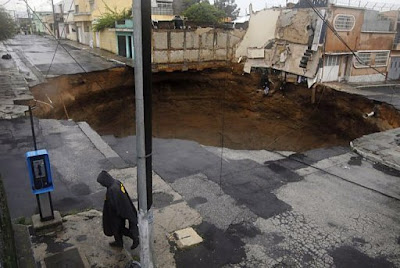 Guatemala Sinkholes on Of Sinkholes   The Natural Sinkholes And The Human Induced Sinkholes