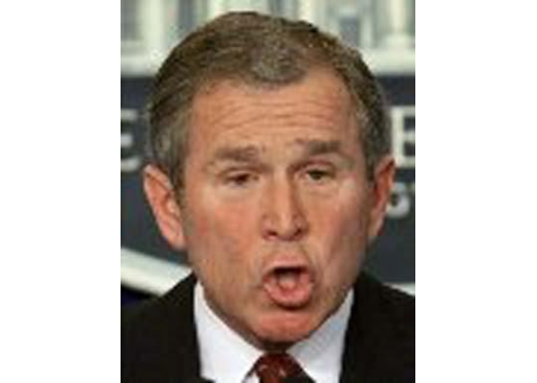 george w bush funny quotes. George W Bush will promote
