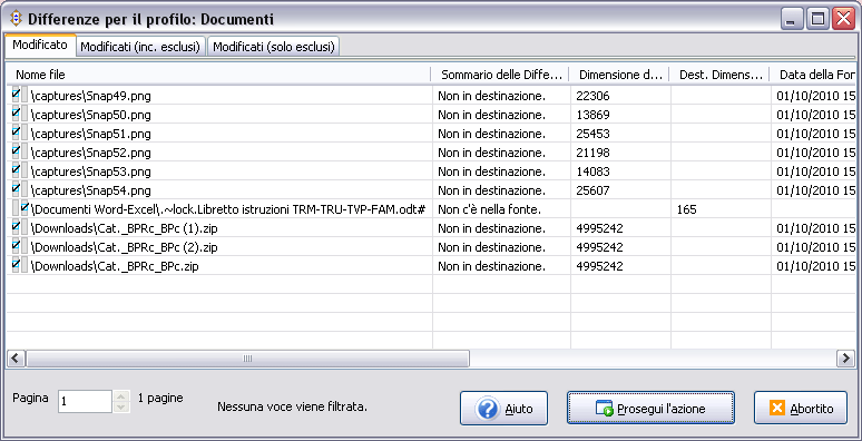 guida, syncback
