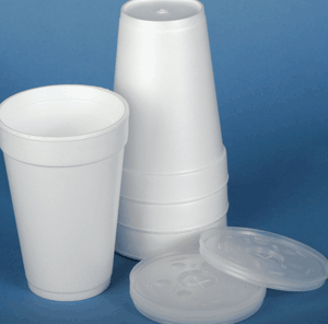 styrofoam microwave