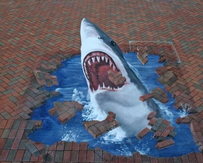 Uma Arte em 3D Fantástica!!!! Shark+attack
