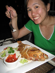 Eating some fishy in Curacao