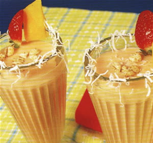copa energética de yourt con mango recetas