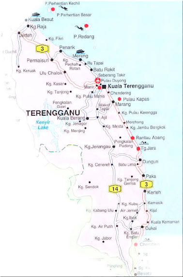 PETA PELANCONGAN TERENGGANU