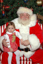 Lily with Santa 2007