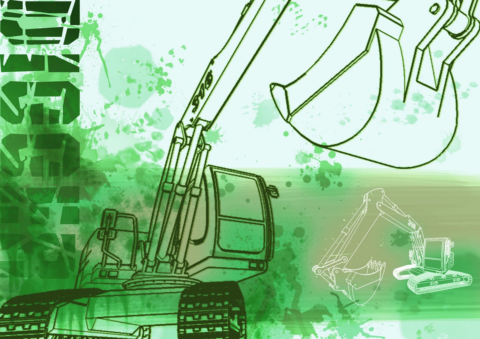 Digger Drawing