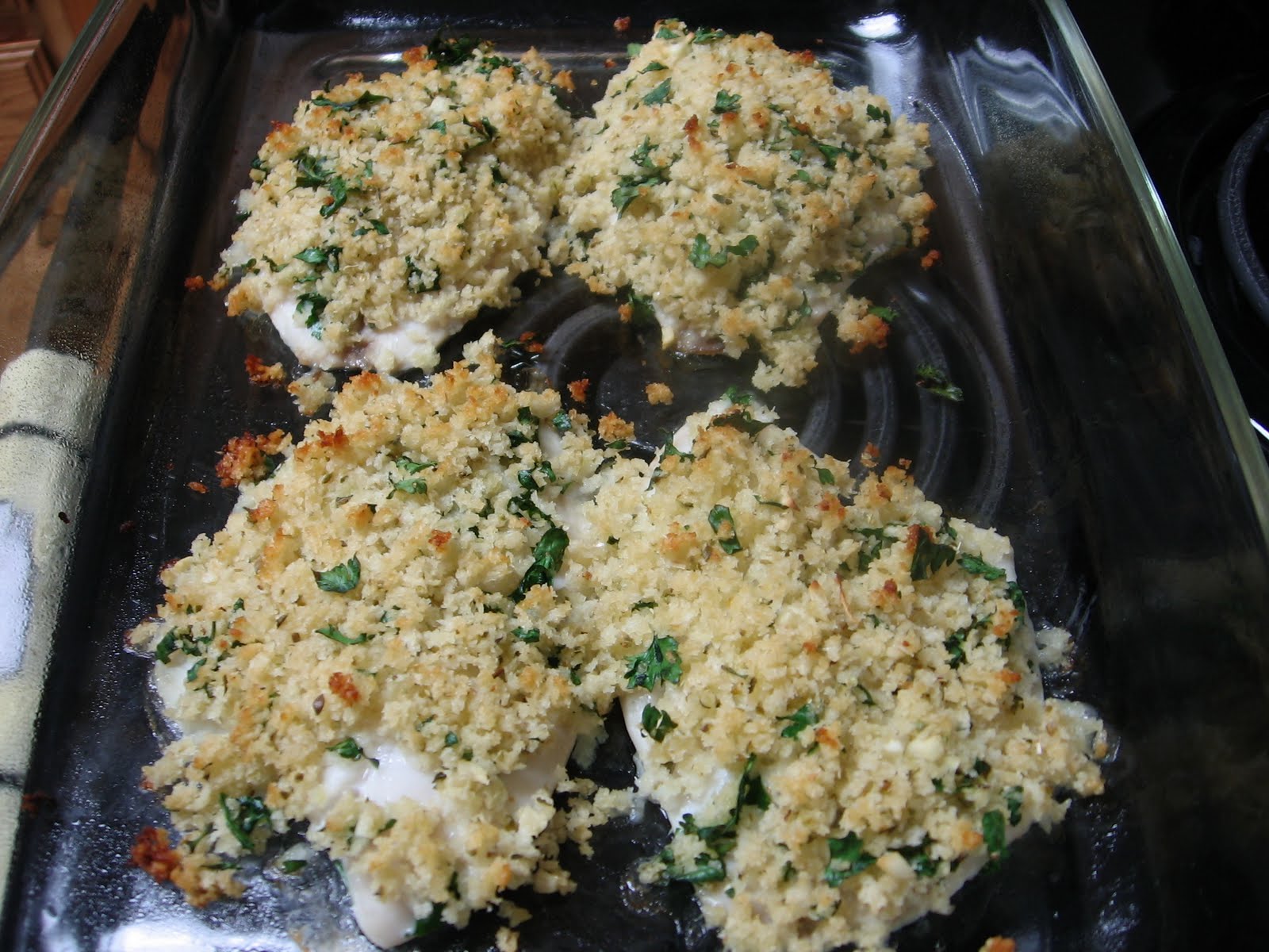 Jenn's Food Journey Tilapia Oreganata