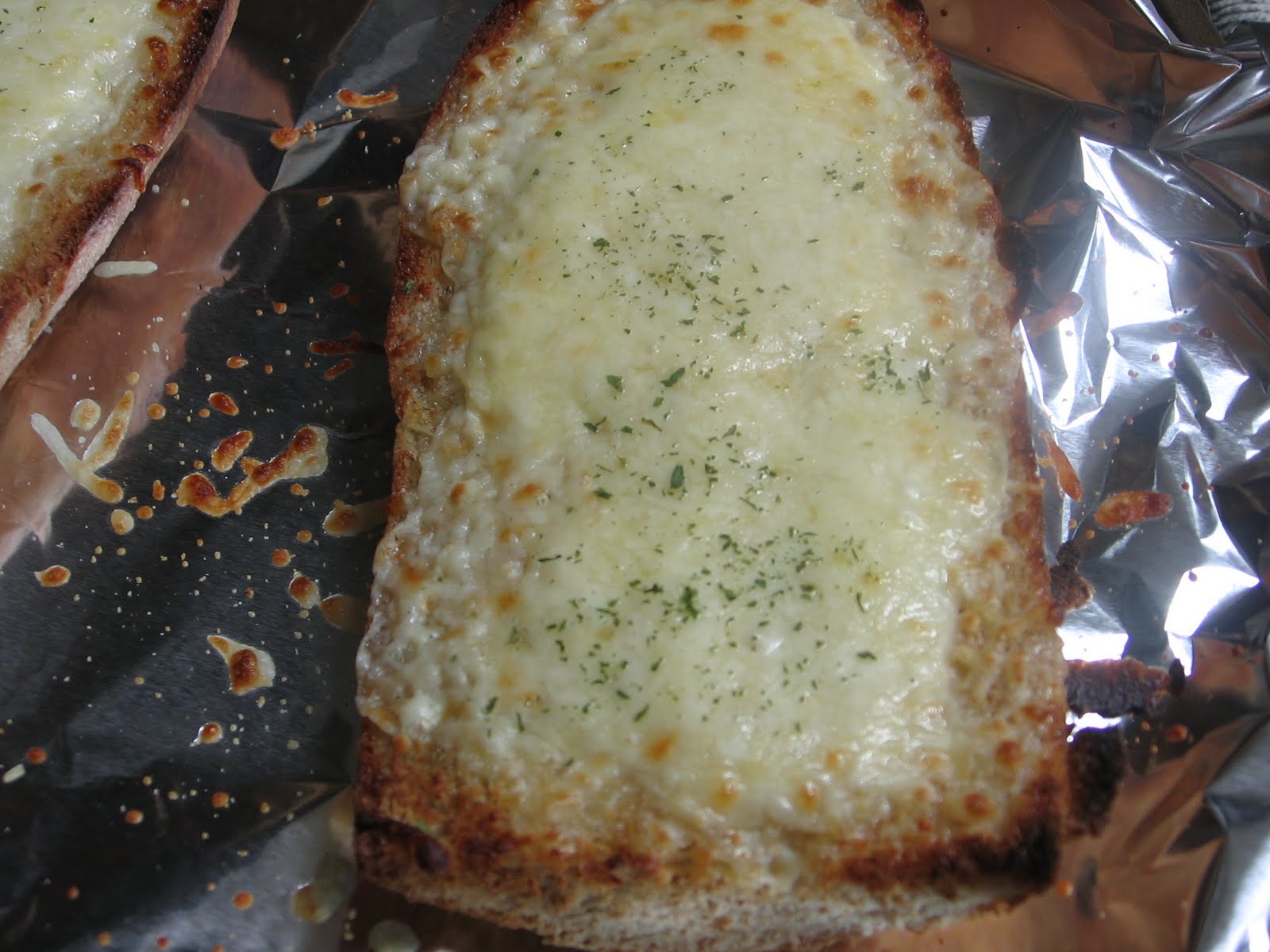 Jenn's Food Journey Garlic Cheese Bread