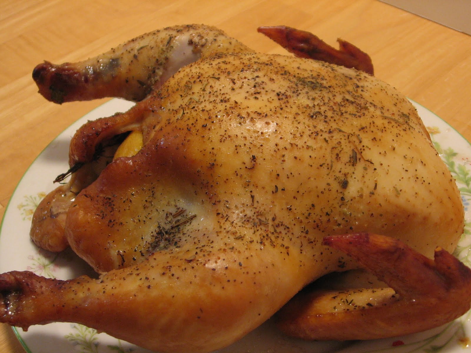 Jenn's Food Journey Smoked Whole Chicken