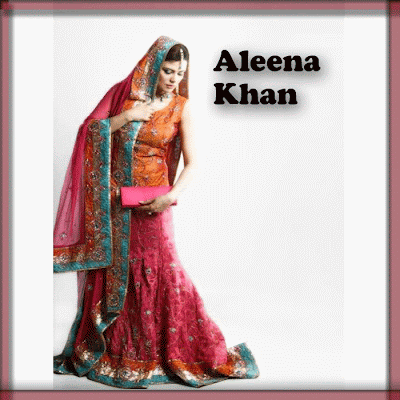 Aleena Khan In Embroidered Bridal Lehenga