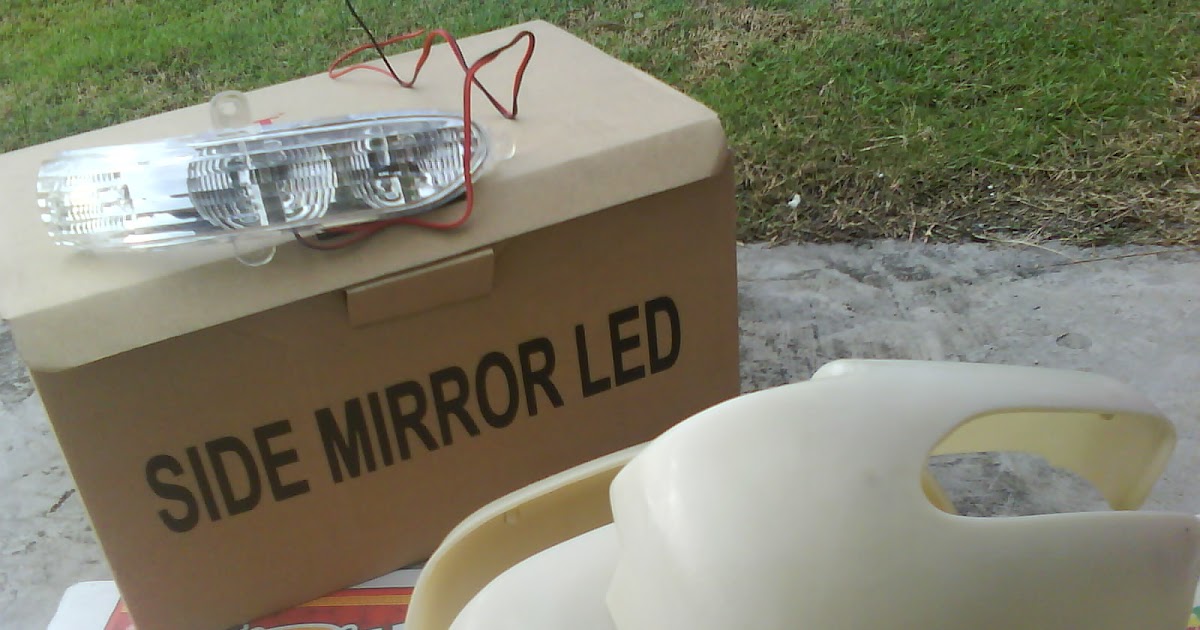 Blog New Saga DIY Side mirror cover with LED